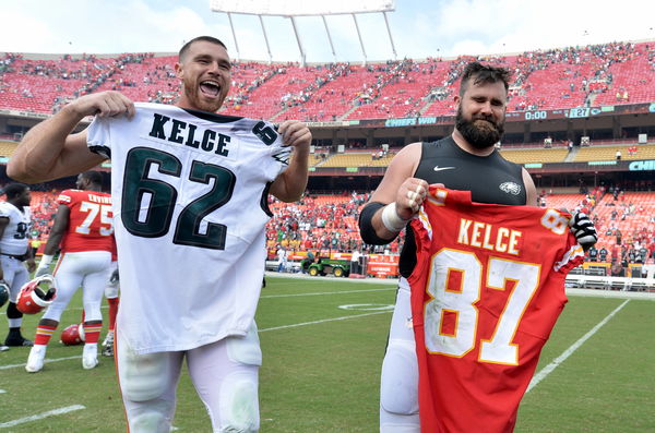 NFL, American Football Herren, USA Philadelphia Eagles at Kansas City Chiefs, Sep 17, 2017; Kansas City, MO, USA; Kansas