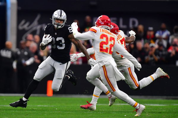 NFL, American Football Herren, USA Kansas City Chiefs at Las Vegas Raiders Jan 7, 2023; Paradise, Nevada, USA; Las Vegas