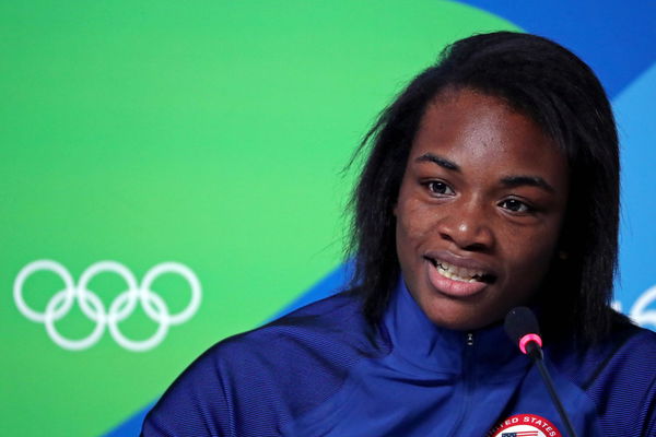 Olympics: USA Boxing press conference, PK, Pressekonferenz Aug 3, 2016; Rio de Janeiro, USA; USA boxer Claressa Shields