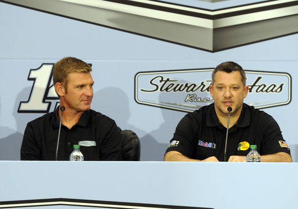 NASCAR, Motorsport, USA Tony Stewart press conference, PK, Pressekonferenz Sep 30, 2015; Kannapolis, NC, USA; NASCAR Spr