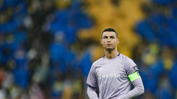 Al-Ittihad Club vs Al-Nassr FC &#8211; SAFF Saudi Super Cup 2022-23 Semi-Final Cristiano Ronaldo of Al-Nassr FC in action duri