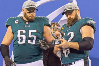 Lane Johnson, Jason Kelce