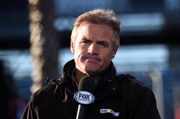 NASCAR, Motorsport, USA Budweiser Duel 1 Feb 19, 2015; Daytona Beach, FL, USA; Fox Sports NASCAR analyst Kenny Wallace b