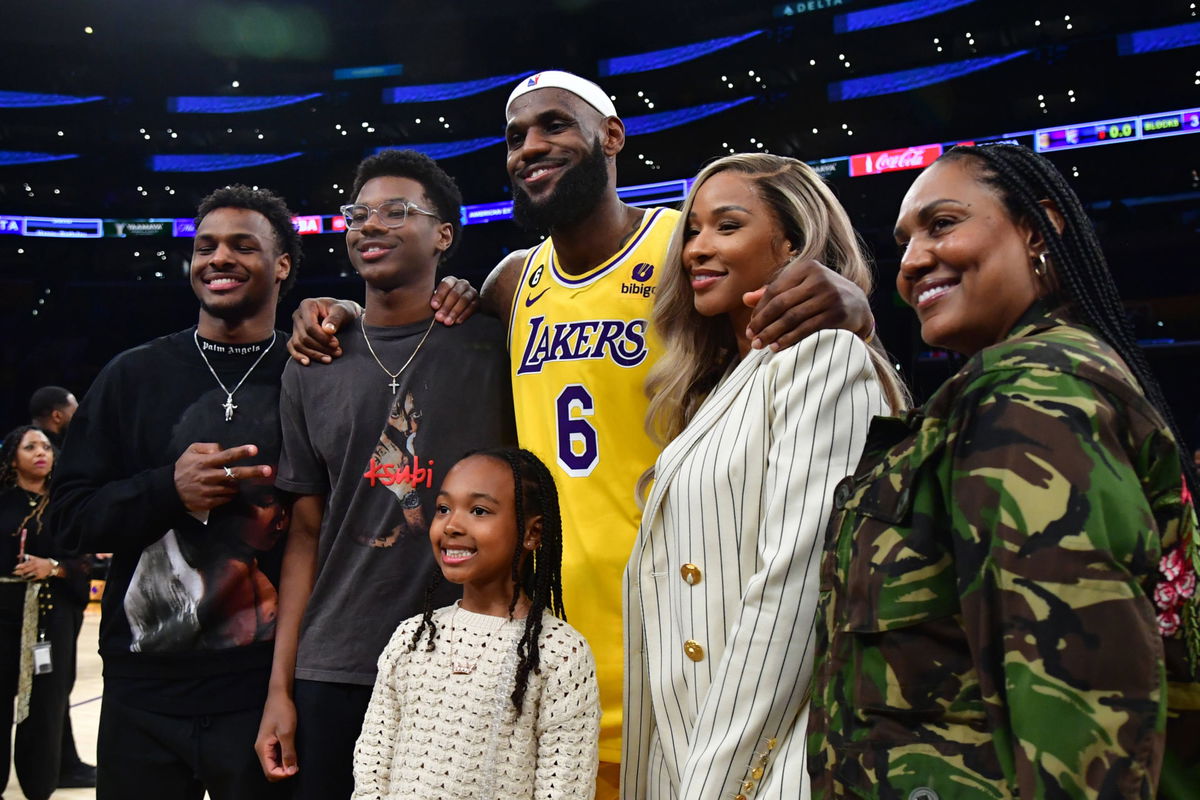 Christmas Spirit in LeBron James Family Brings Out Artistic Side of Wife Savannah and Secondborn Son Bryce: "Serious Inquires Only" - EssentiallySports