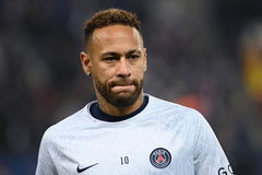 Portrait of Neymar Jr before the Champions League 2023 Round of 16 match between PSG and Bayern Munich at the Parc des P