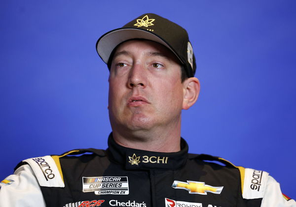 NASCAR, Motorsport, USA Media Day Feb 15, 2023; Daytona Beach, Florida, USA; NASCAR Cup Series driver Kyle Busch (8) spe