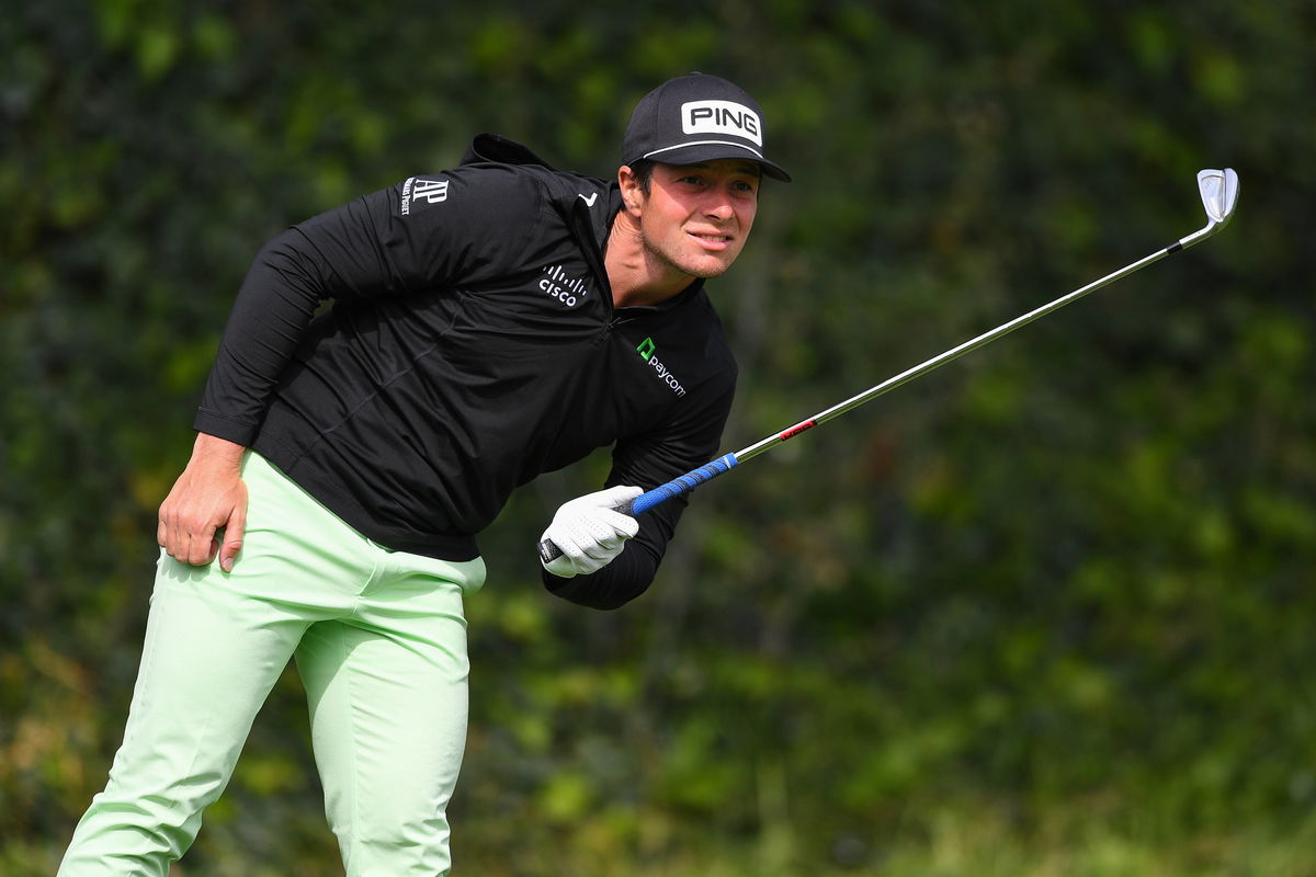 Viktor Hovland’s Bizarre Pebble Beach Move Gets Caught on Camera