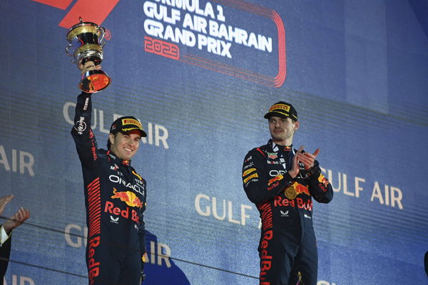 11 Sergio Perez (MEX, Oracle Red Bull Racing), 1 Max Verstappen (NLD, Oracle Red Bull Racing), F1 Grand Prix of Bahrain