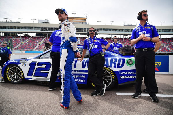 NASCAR, Motorsport, USA Cup Qualifying Mar 11, 2023; Avondale, Arizona, USA; NASCAR Cup Series driver Ryan Blaney (12) d