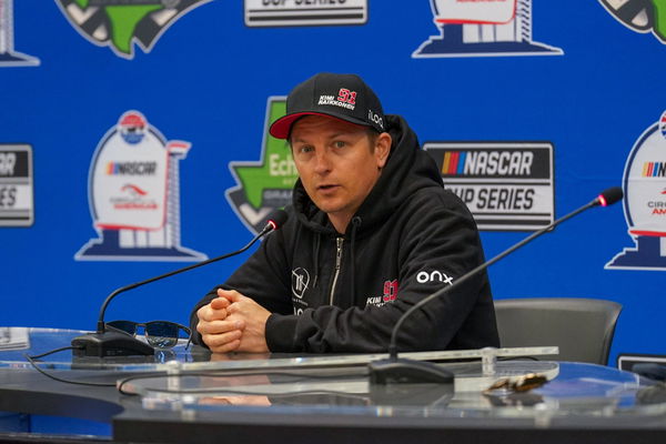 NASCAR, Motorsport, USA Cup Qualifying Mar 25, 2023; Austin, Texas, USA; NASCAR Cup Series driver Kimi Raikkonen (91) an