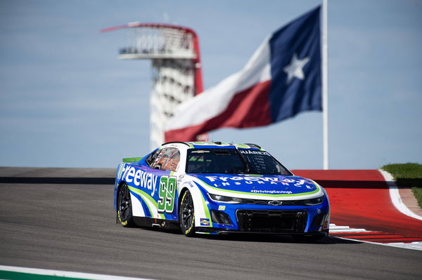 March 25, 2023: Daniel Suarez (99) NASCAR, Motorsport, USA Cup Series driver with Trackhouse Racing, qualifying round at