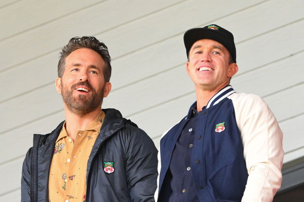 Wrexham v Notts County &#8211; Vanarama National League Wrexham owners, Ryan Reynolds (L) and Rob McElhenney (R) during the Va