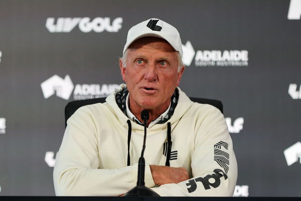 LIV GOLF ADELAIDE PREVIEW, LIV Golf CEO and Commissioner Greg Norman, Cameron Smith captain of Ripper GC and South Austr