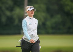 THE WOODLANDS, TX &#8211; APRIL 23: Jessica Korda (USA) after her putt on 9 during the final round of the LPGA, Golf Damen Che