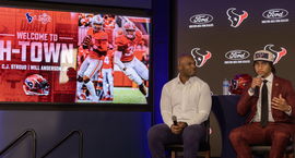 NFL, American Football Herren, USA Houston Texans press conference, PK, Pressekonferenz Apr 28, 2023; Houston, TX, USA;