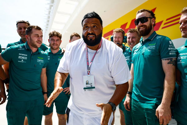 Formula 1 2023: Miami GP MIAMI INTERNATIONAL AUTODROME, UNITED STATES OF AMERICA &#8211; MAY 05: DJ Khalid meets members of th