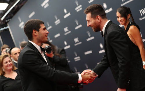 Carlos Alcaraz Turns Fanboy as He Recalls His ‘Special’ Meeting With Soccer Legend Lionel Messi at Laureus