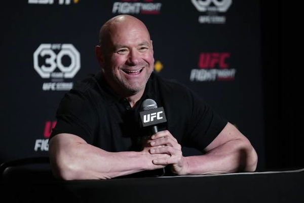 May 20, 2023, LAS VEGAS, LAS VEGAS, NV, United States: LAS VEGAS, NV &#8211; May 20: Dana White speaks with the press followin