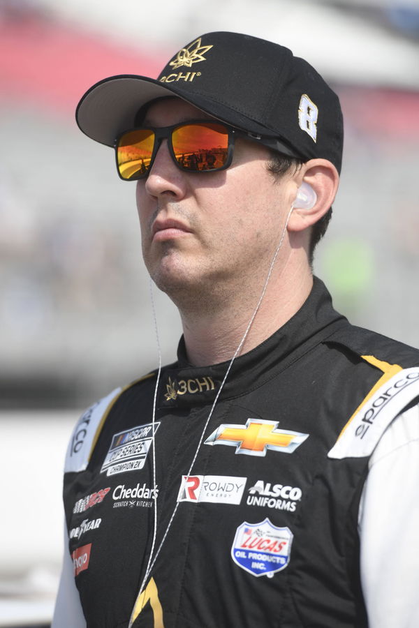 MADISON, IL &#8211; JUNE 03: Kyle Busch ( 8 Richard Childress Racing 3CHI Chevrolet) looks on during qualifying for the NASCAR