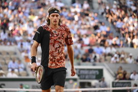 Stefanos Tsitsipas (Gre) TENNIS : Roland Garros 2023 &#8211; Paris &#8211; 04/06/2023 JBAutissier/Panoramic PUBLICATIONxNOTxINxFRAxI