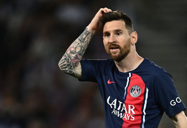 PARIS, FRANCE &#8211; JUNE 3: Lionel Messi of Paris Saint-Germain in new nike kit for season 2023/24 during the Ligue 1 match