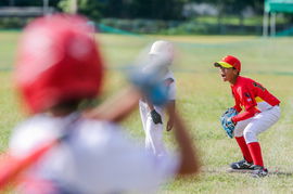 (230610) &#8212; MUNTINLUPA CITY, June 10, 2023 &#8212; A member of the Liangshan Power Angel baseball team is seen during a game