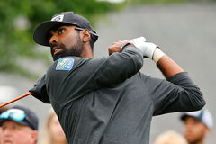 CROMWELL, CT &#8211; JUNE 22: Sahith Theegala of the United States tees off at the 1st tee during the first round of the PGA,