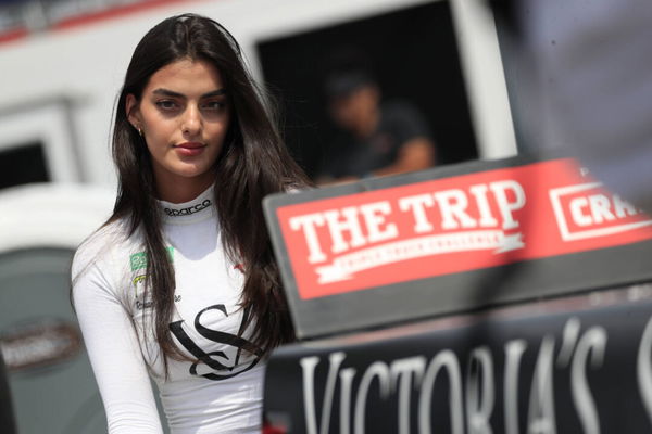 NASHVILLE, TN &#8211; JUNE 23: Toni Breidinger ( 1 TRICON Garage Victoria s Secret Toyota) sits on pit road during practice fo