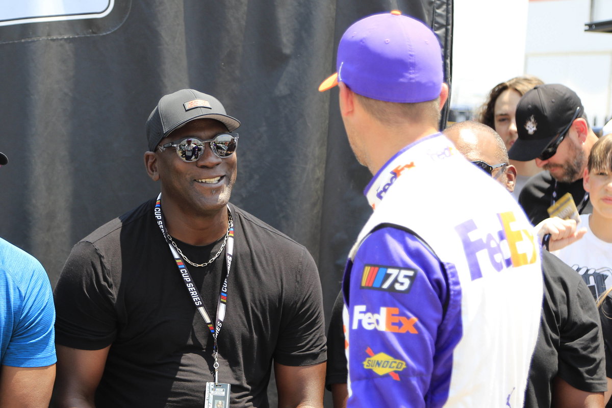 Michael Jordan Laughs at Denny Hamlin’s Expense After Miserable Last-Minute Loss