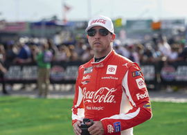 NASCAR, Motorsport, USA Quaker State 400 presented by Walmart Jul 9, 2023; Hampton, Georgia, USA; NASCAR Cup Series driv