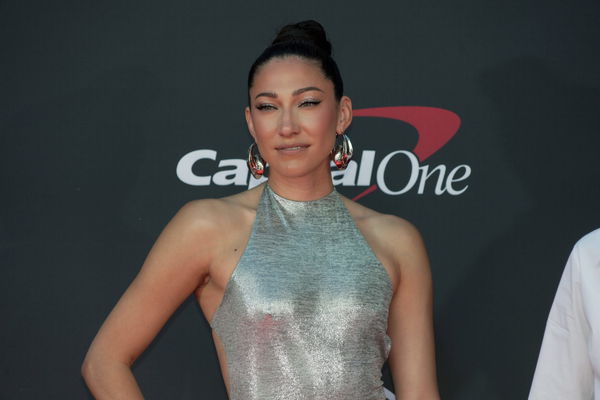 Sports: THE ESPYS Red Carpet Jul 12, 2023; Los Angeles, CA, USA; Angel City FC player Christen Press arrives on the red