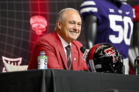 NCAA, College League, USA Football: Big 12 Football Media Days Jul 13, 2023; Arlington, TX, USA; Texas Tech Red Raiders