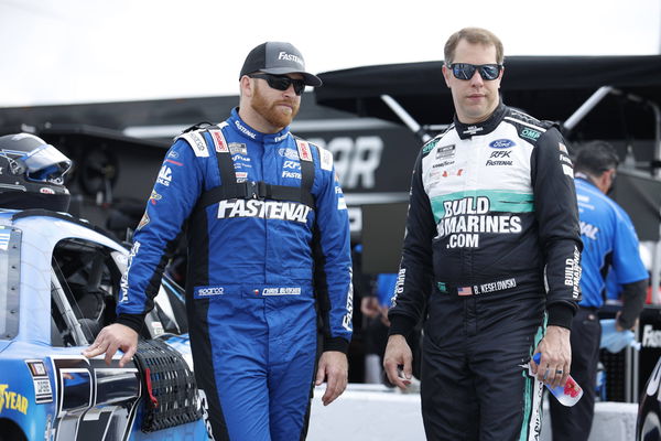 July 15, 2023, Loudon, NH, United States of America: NASCAR, Motorsport, USA Cup Drivers, Brad Keselowski (6) and Chris