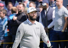 Mandatory Credit: Photo by Dave Shopland/Shutterstock (14015628av) Spain s Jon Rahm scowls at photographers on 10th tee