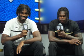 NCAA, College League, USA Football: Pac-12 Media Day Jul 21, 2023; Las Vegas, NV, USA; Colorado Buffaloes quarterback Sh