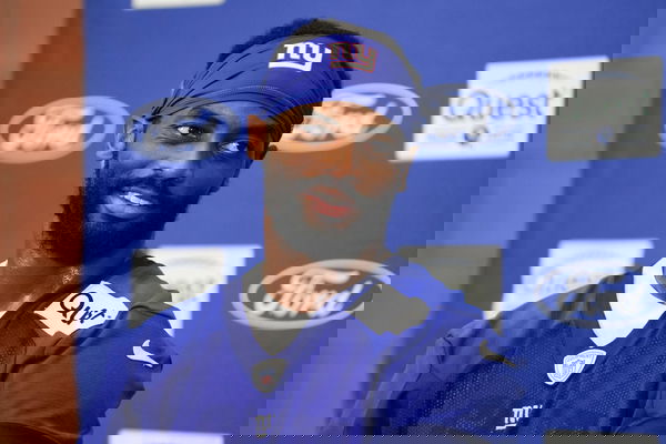 NFL, American Football Herren, USA New York Giants Training Camp Jul 27, 2023; East Rutherford, NJ, USA; New York Giants