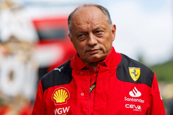 Frederic Vasseur (Teamchef / Scuderia Ferrari), Grosser Preis von Belgien, Motorsport, Formel 1, Saison 2023, 30.07.2023