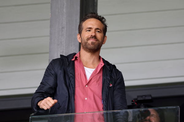 Mandatory Credit: Photo by Paul Greenwood/Shutterstock (14039951ak) Ryan Reynolds ahead of kick-off Wrexham v Milton Key