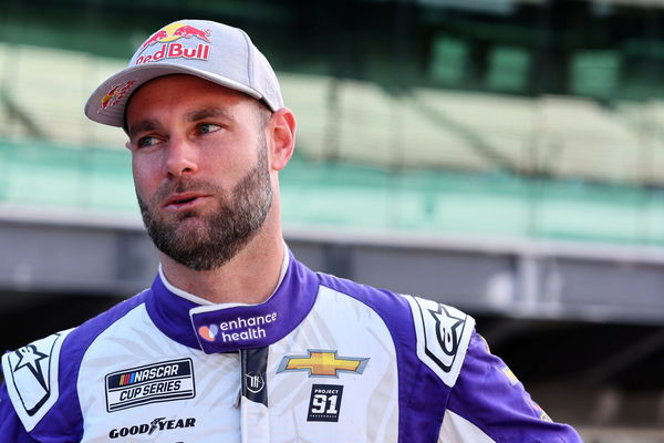 NASCAR, Motorsport, USA Cup Practice &amp; Qualifying Aug 12, 2023; Speedway, Indiana, USA; NASCAR Cup Series driver Shane V