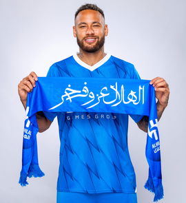 Neymar Signs to Al-Hilal Saudi Club &#8211; Riyadh In a photo released by the Saudi Al-Hilal football club on August 15, 2023,