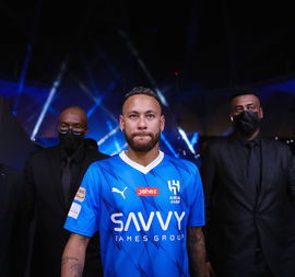 SAFF Roshn Saudi Pro League 2023-24 Neymar Jr is presented as new Al Hilal Saudi FCÕs player prior the SAFF Roshn Saudi