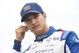 MADISON, IL &#8211; AUGUST 27: Alex Palou ( 10 Chip Ganassi Racing) looks on during qualifying for the NTT IndyCar, Indy Car,