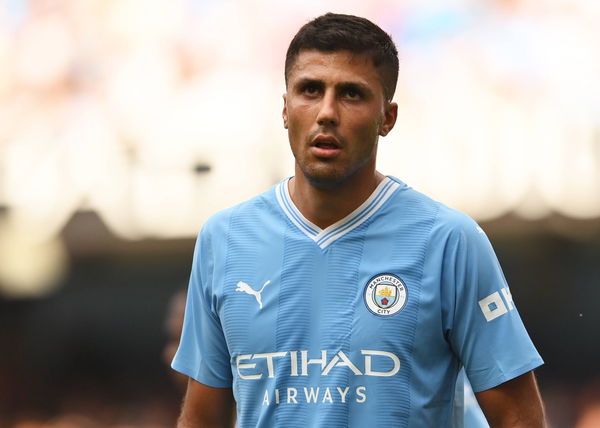 MANCHESTER, ENGLAND, 2nd September 2023. Rodri of Manchester City during the Premier League match at the ETIHAD STADIUM,