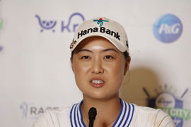 CINCINNATI, OH &#8211; SEPTEMBER 10: LPGA, Golf Damen player Minjee Lee speaks at a press conference, PK, Pressekonferenz afte