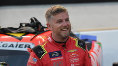 BRISTOL, TN &#8211; SEPTEMBER 15: Justin Allgaier ( 7 JR Motorsports BRANDT Chevrolet) looks on before the running of the NASC