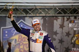 NASCAR, Motorsport, USA Bass Pro Shops Night Race Sep 16, 2023; Bristol, Tennessee, USA; NASCAR Cup Series driver Denny