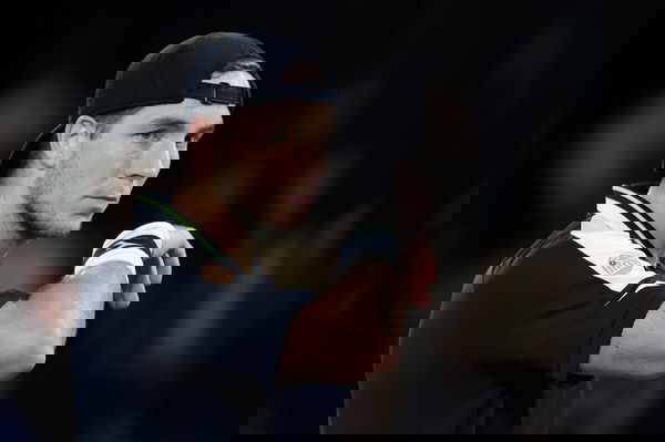 Sport Bilder des Tages Paris, 31.10.2023 Tennis Rolex Paris Masters 2023, FÃ lix Auger-Aliassime (CAN) &#8211; Jan-Lennard Str