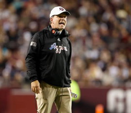 November 11, 2023: Texas A&M head coach Jimbo Fisher during an NCAA, College League, USA college football game between T