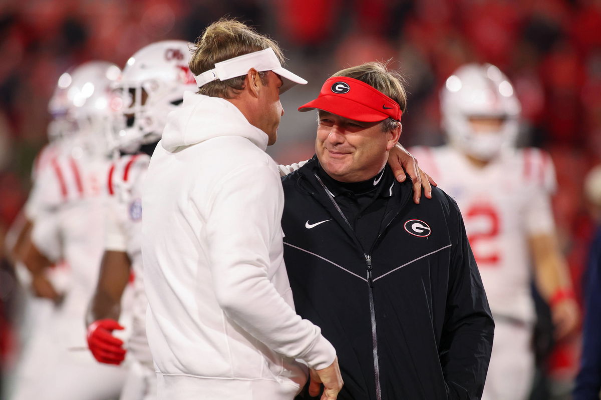 Lane Kiffin Ends Heated Rivalry With Georgia HC Kirby Smart For Son Knox’s QB Moment