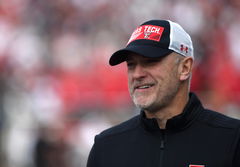 Syndication: Lubbock Avalanche-Journal Texas Tech s head coach Joey McGuire smiles before the Big 12 football game again